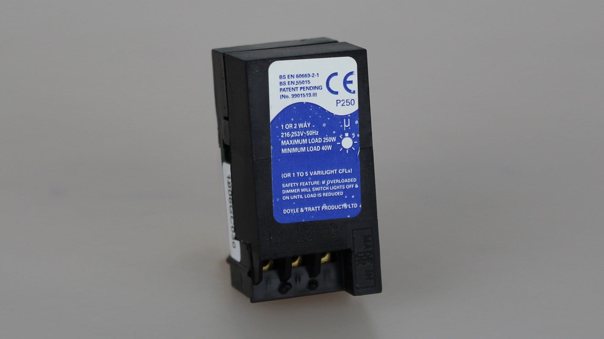 Varilight VPro 2-gang 2-way Push-on/off Rotary LED Dimmer | LED Dimmers & Module - View #4