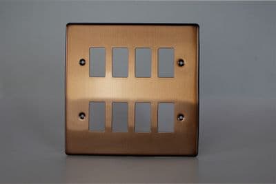 Varilight PowerGrid Plates Brushed Bronze