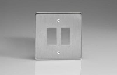 Varilight PowerGrid Plates Brushed Steel