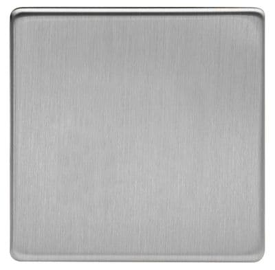 Brushed Steel Screwless