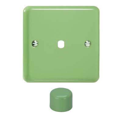 Varilight WY1.BG Lily Pastel Beryl Green 1 Gang Dimmer Matrix Kit inc Knob Single Plate