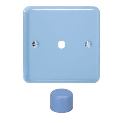 Varilight WY1.DB Lily Pastel Duck Egg Blue 1 Gang Dimmer Matrix Kit inc Knob Single Plate