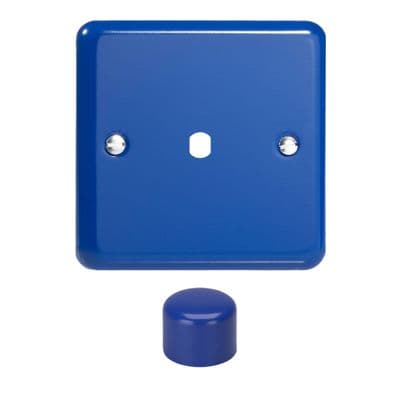 Varilight WY1.RB Lily Primary Reflex Blue 1 Gang Dimmer Matrix Kit inc Knob Single Plate