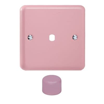 Varilight WY1.RP Lily Pastel Rose Pink 1 Gang Dimmer Matrix Kit inc Knob Single Plate