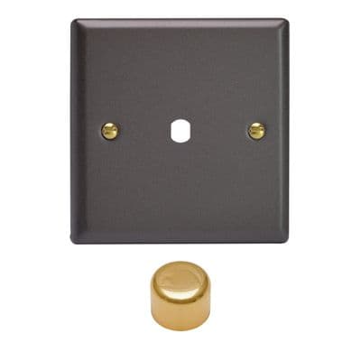 Varilight WY1V.SL Vogue Slate Matrix 1 Gang Dimmer Kit inc Knob