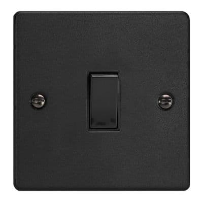 Varilight XDE20B.MB Essential Matt Black 1 Gang 20A DP Rocker Switch