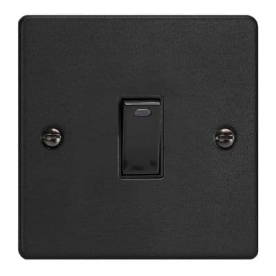 Varilight XDE20NB.MB Essential Matt Black 1 Gang 20A DP Rocker Switch + Neon