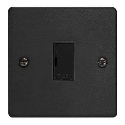 Varilight XDE6UB.MB Essential Matt Black 1 Gang 13A Unswitched Fused Spur