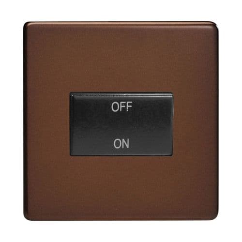 Varilight XDMFIBS Screwless Mocha 1 Gang 10A Fan Isolating Switch (3 Pole)
