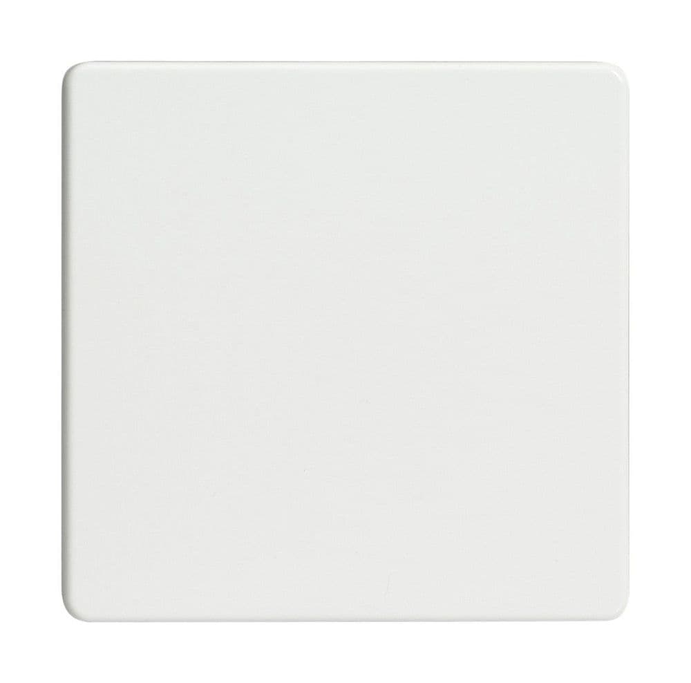 Varilight XDQSBS Screwless Premium White 1 Gang Single Blank Plate