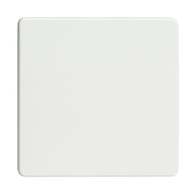 Varilight XDQSBS Screwless Premium White 1 Gang Single Blank Plate
