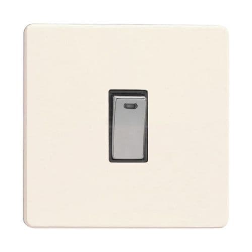 Varilight XDY20NDS.PD Screwless Primed 1 Gang 20A Double Pole Switch + Neon Indicator