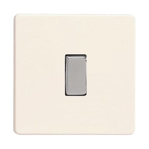 Varilight XDY7S.PD Screwless Primed 1 Gang 10A Intermediate Rocker Light Switch