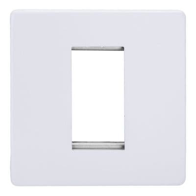 Varilight XDYG1S.PD Screwless Primed DataGrid Plate (1 DataGrid Space)