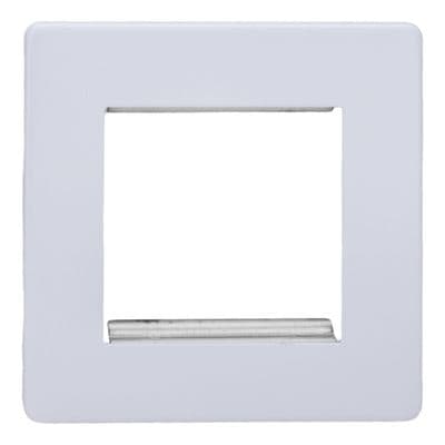 Varilight XDYG2S.PD Screwless Primed DataGrid Plate (2 DataGrid Spaces)