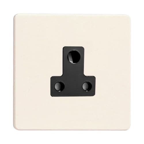 Varilight XDYRP5ABS.PD Screwless Primed 1 Gang 5A Round Pin Plug Socket