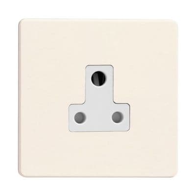 Varilight XDYRP5AWS.PD Screwless Primed 1 Gang 5A Round Pin Plug Socket