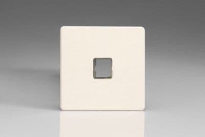 Varilight XEYD1S.MW European Matt White 1 Gang Keystone Data Plate