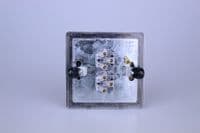 Varilight XEYP2S.MW European Matt White 2 Gang 6A 2 Way Push-On/Off Impulse Switch