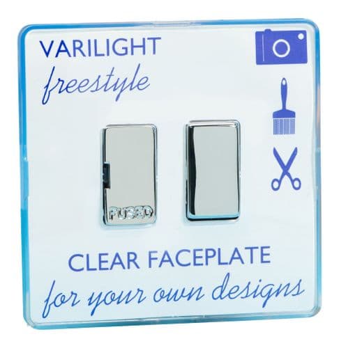 Varilight XIF6C Freestyle Clear 1 Gang 13A Switched Fused Spur