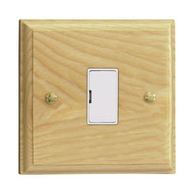 Varilight XK6UAW Kilnwood Ash 1 Gang 13A Unswitched Fused Spur