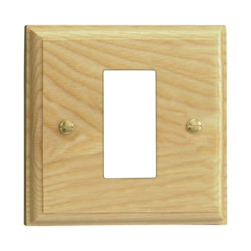 Varilight XKG1A Kilnwood Ash DataGrid Plate (1 DataGrid Space)