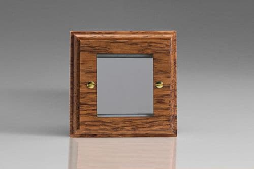 Varilight XKG2MO Kilnwood Medium Oak DataGrid Plate (2 DataGrid Spaces)