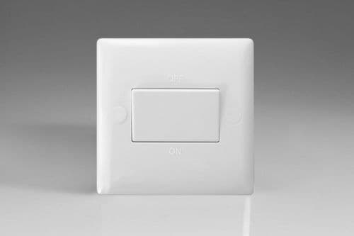 Varilight XOFIW Value Polar White 1 Gang 10A Fan Isolating Switch (3 Pole)