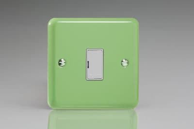 Varilight XY6UW.BG Lily Primary Beryl Green 1 Gang 13A Unswitched Fused Spur