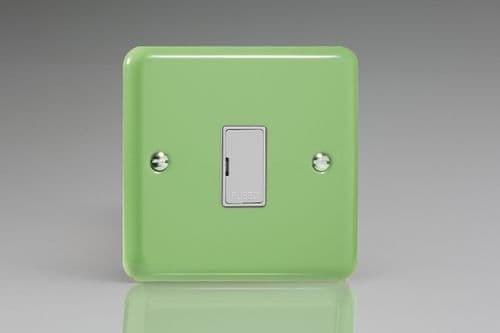 Varilight XY6UW.BG Lily Primary Beryl Green 1 Gang 13A Unswitched Fused Spur