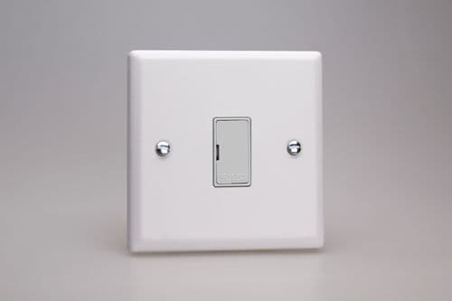 Varilight XY6UW.CW Urban Chalk White 1 Gang 13A Unswitched Fused Spur