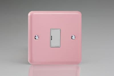Varilight XY6UW.RP Lily Primary Rose Pink 1 Gang 13A Unswitched Fused Spur