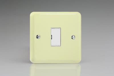 Varilight XY6UW.WC Lily Primary White Chocolate 1 Gang 13A Unswitched Fused Spur