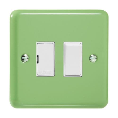 Varilight XY6W.BG Lily Pastel Beryl Green 1 Gang 13A Switched Fused Spur
