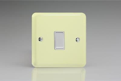 Varilight XYBR1W.WC Lily White Chocolate 1 Gang 10A Retractive Switch