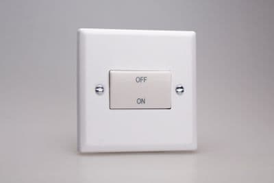 Varilight XYFIW.CW Urban Chalk White 1 Gang 10A Fan Isolating Switch (3 Pole)