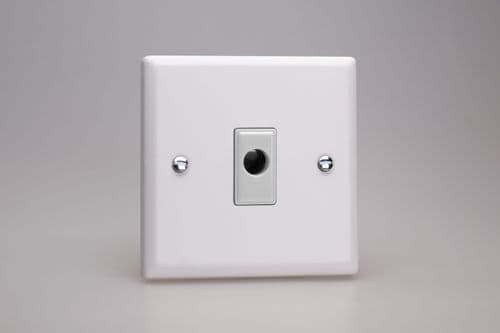Varilight XYFOW.CW Urban Chalk White 1 Gang 16A Flex Outlet Plate