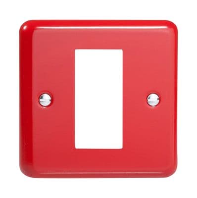 Varilight XYG1.PR Lily Primary Pillar Box Red DataGrid Plate (1 DataGrid Space)