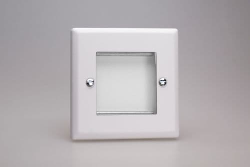 Varilight XYG2.CW Urban Chalk White DataGrid Plate (2 DataGrid Spaces)