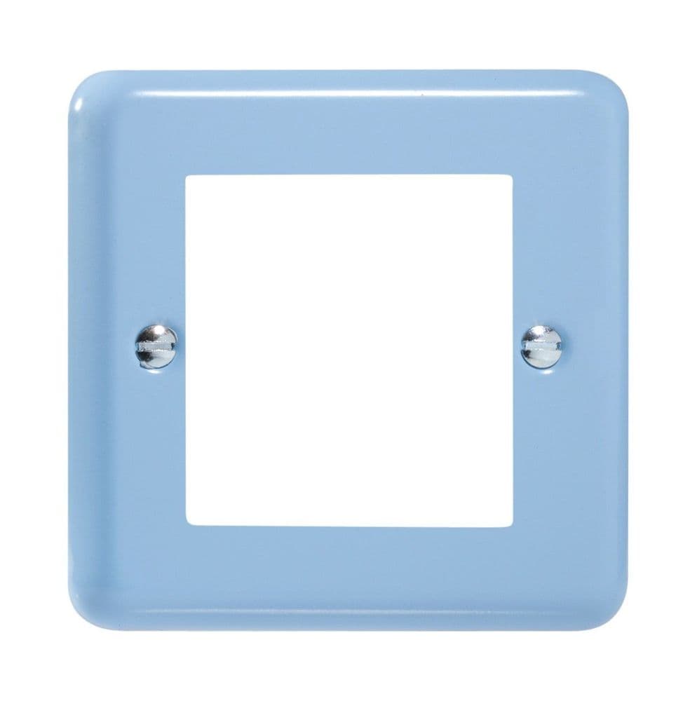 Varilight XYG2.DB Lily Pastel Duck Egg Blue DataGrid Plate (2 DataGrid Spaces)