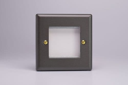 Varilight XYG2.SL Vogue Slate DataGrid Plate (2 DataGrid Spaces)
