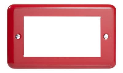 Varilight XYG4.PR Lily Primary Pillar Box Red DataGrid Twin Plate (4 DataGrid Spaces)