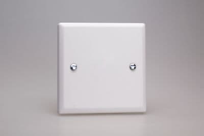 Varilight XYSB.CW Urban Chalk White 1 Gang Single Blank Plate