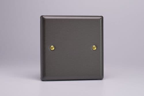 Varilight XYSB.SL Vogue Slate 1 Gang Single Blank Plate