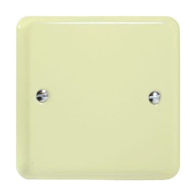 Varilight XYSB.WC Lily Pastel White Chocolate 1 Gang Single Blank Plate