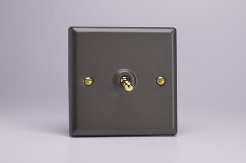 Varilight XYT7V.SL Vogue Slate 1 Gang 10A Intermediate Toggle Light Switch