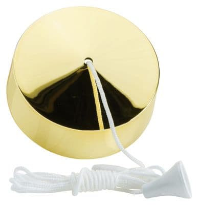 Varilight YPSB Pull Cord Switch 6A Polished Brass Effect