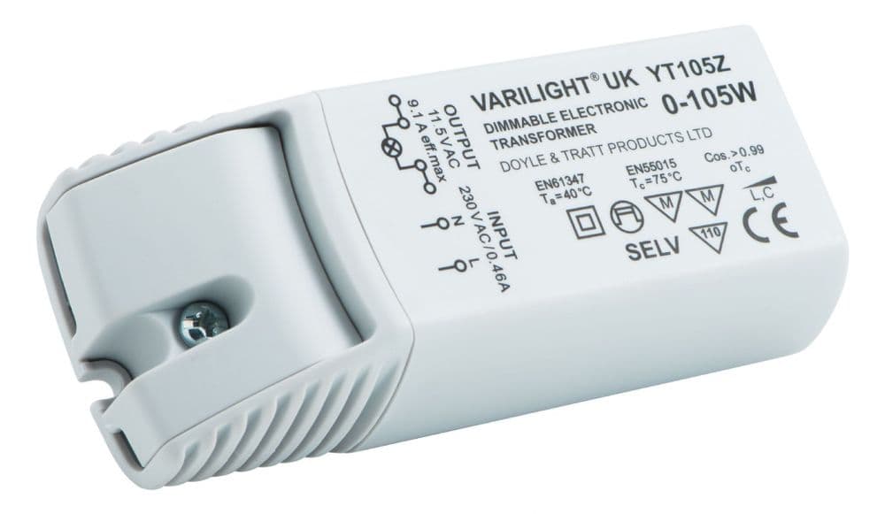 Varilight YT105Z Lighting Transformer 0-105VA Dimmable Low Voltage with ...