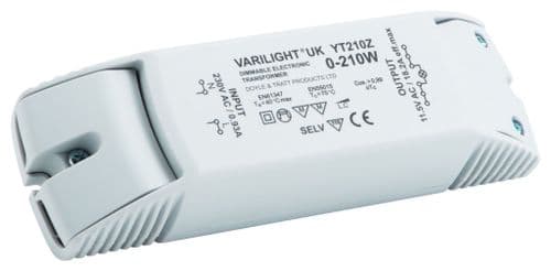 Varilight YT210Z Lighting Transformer 0-210VA Dimmable Low Voltage (with Terminals)