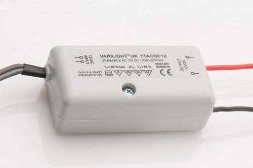 Varilight YTACDC AC to DC Dimmable Converter for LED strip (for use Dimmable LV Transformers)